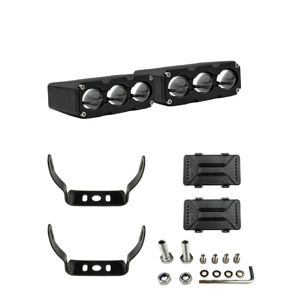 KNMASTER REXOR 40W 3 Renkli Motosiklet LED Sis Farı