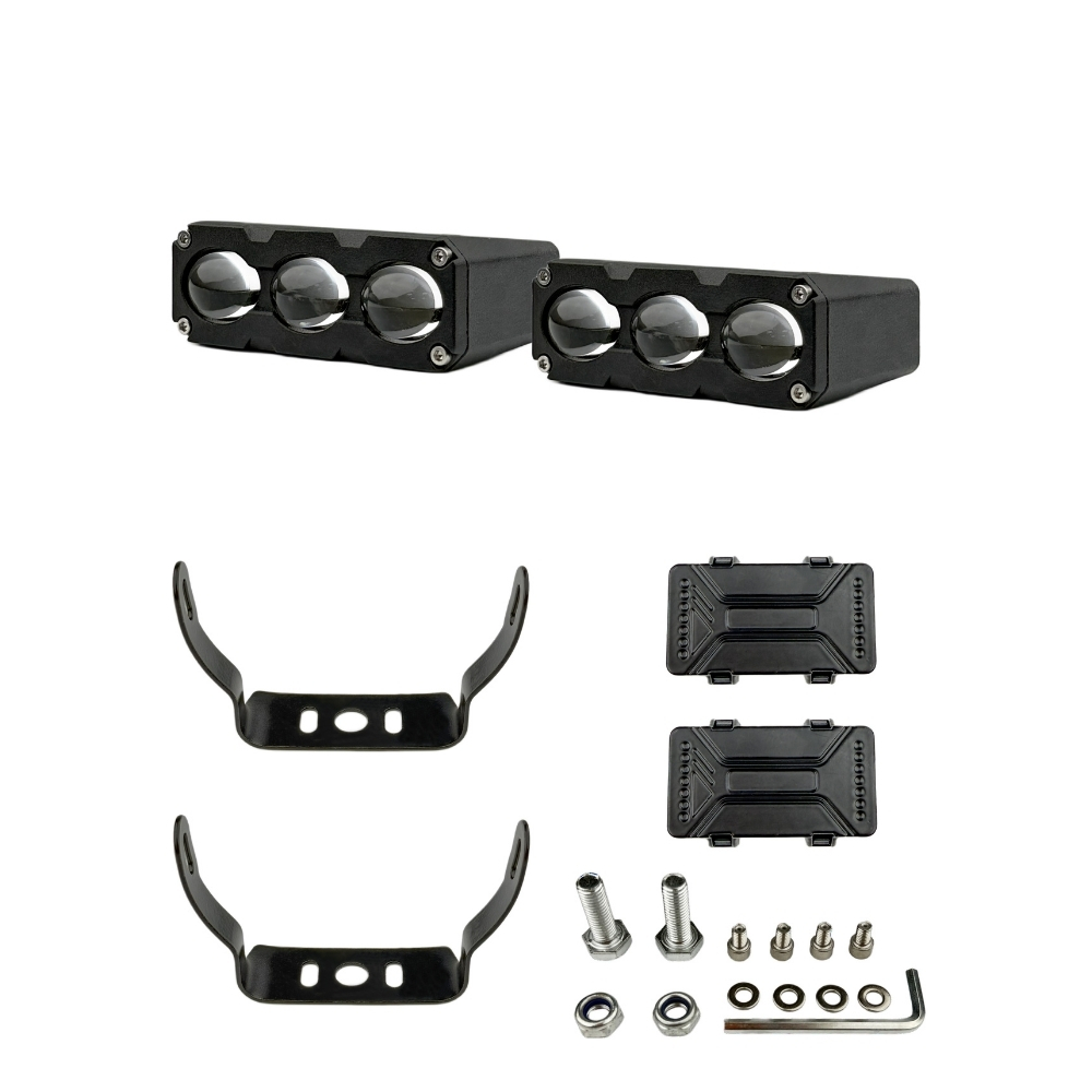 KNMASTER REXOR 40W 3 Renkli Motosiklet LED Sis Farı