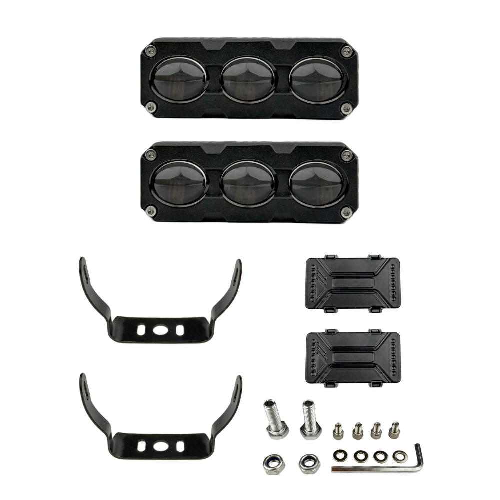 KNMASTER REXOR 40W 3 Renkli Motosiklet LED Sis Farı