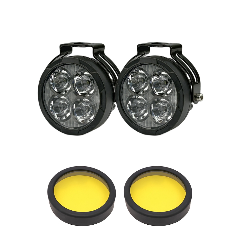 KNMASTER LUMACE 40W 2 Renkli Motosiklet LED Sis Farı