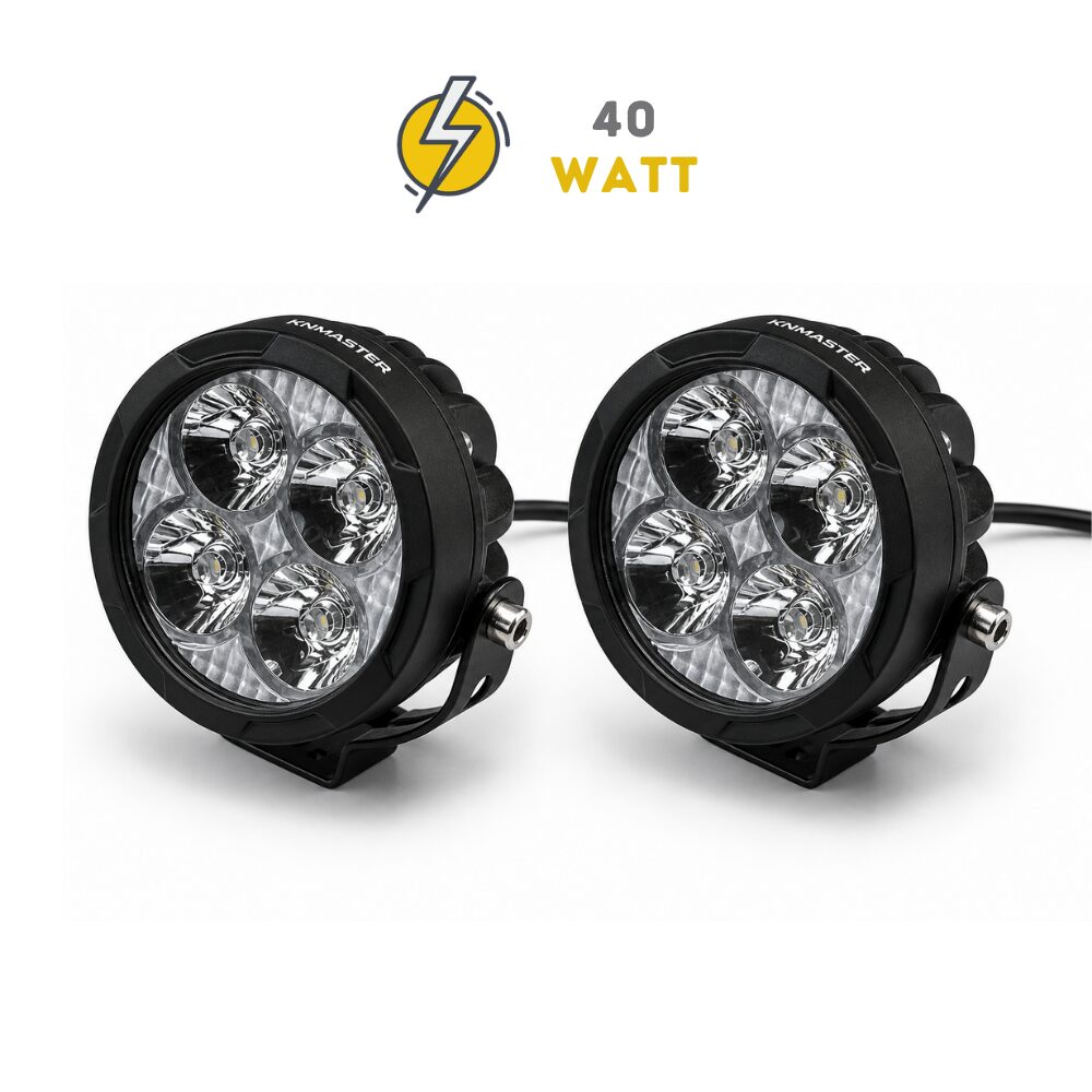 KNMASTER LUMACE 40W 2 Renkli Motosiklet LED Sis Farı