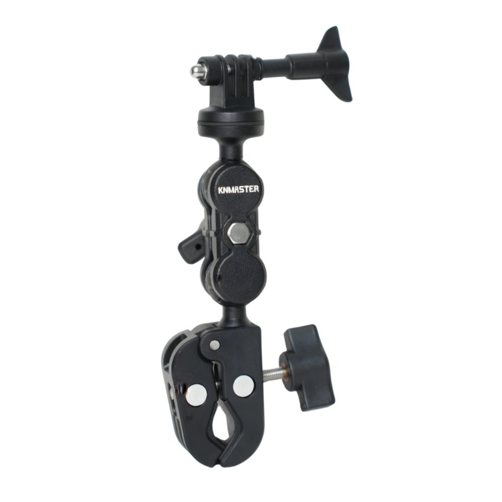 Knmaster MC140 – 360° Ayarlanabilir Motosiklet Gidon / Koruma Demiri / Çanta Demiri / Ayna Bağlantılı Aksiyon Kamera Aparatı