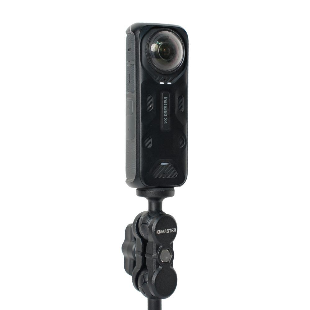 Knmaster MC140 – 360° Ayarlanabilir Motosiklet Gidon / Koruma Demiri / Çanta Demiri / Ayna Bağlantılı Aksiyon Kamera Aparatı