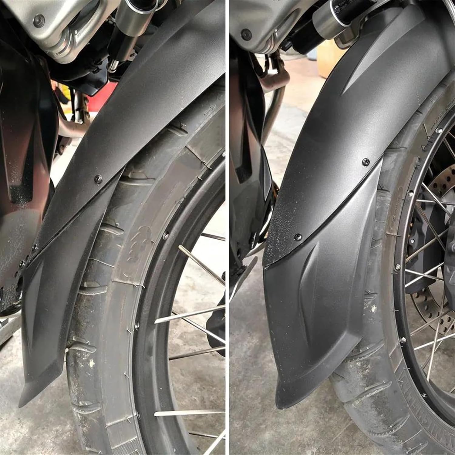 KNMASTER Ön Çamurluk Uzatma Koruma Aparatı – BMW R1200GS / R1250GS Adventure (2013–2021)
