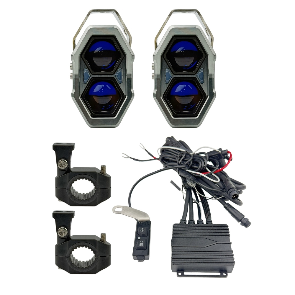 KNMASTER SMOKE 115W Motosiklet LED Sis Farı