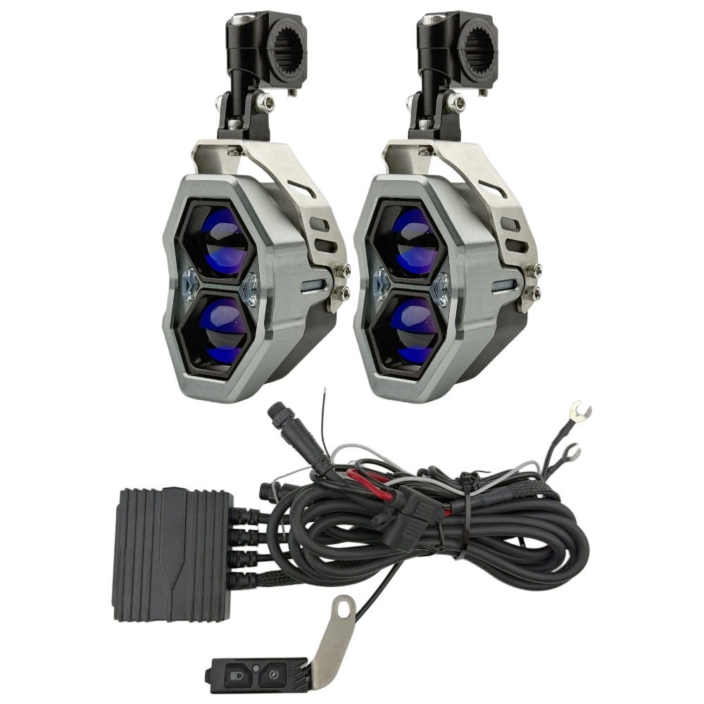 KNMASTER SMOKE 115W Motosiklet LED Sis Farı