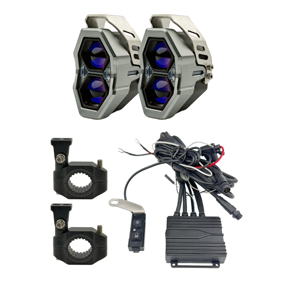 KNMASTER SMOKE 115W Motosiklet LED Sis Farı