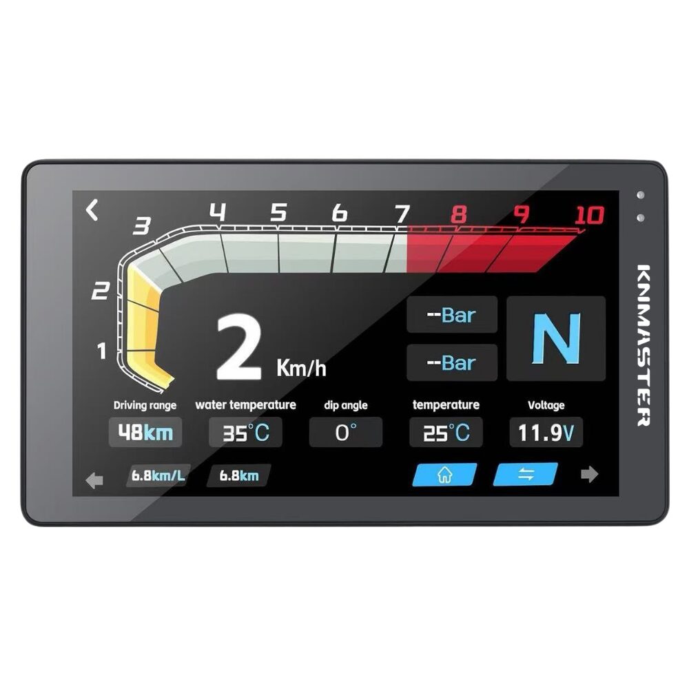 KNMASTER MOTOPLAY BM1 –  7″ BMW Uyumlu Motosiklet CarPlay & Android Auto Multimedya Ekranı