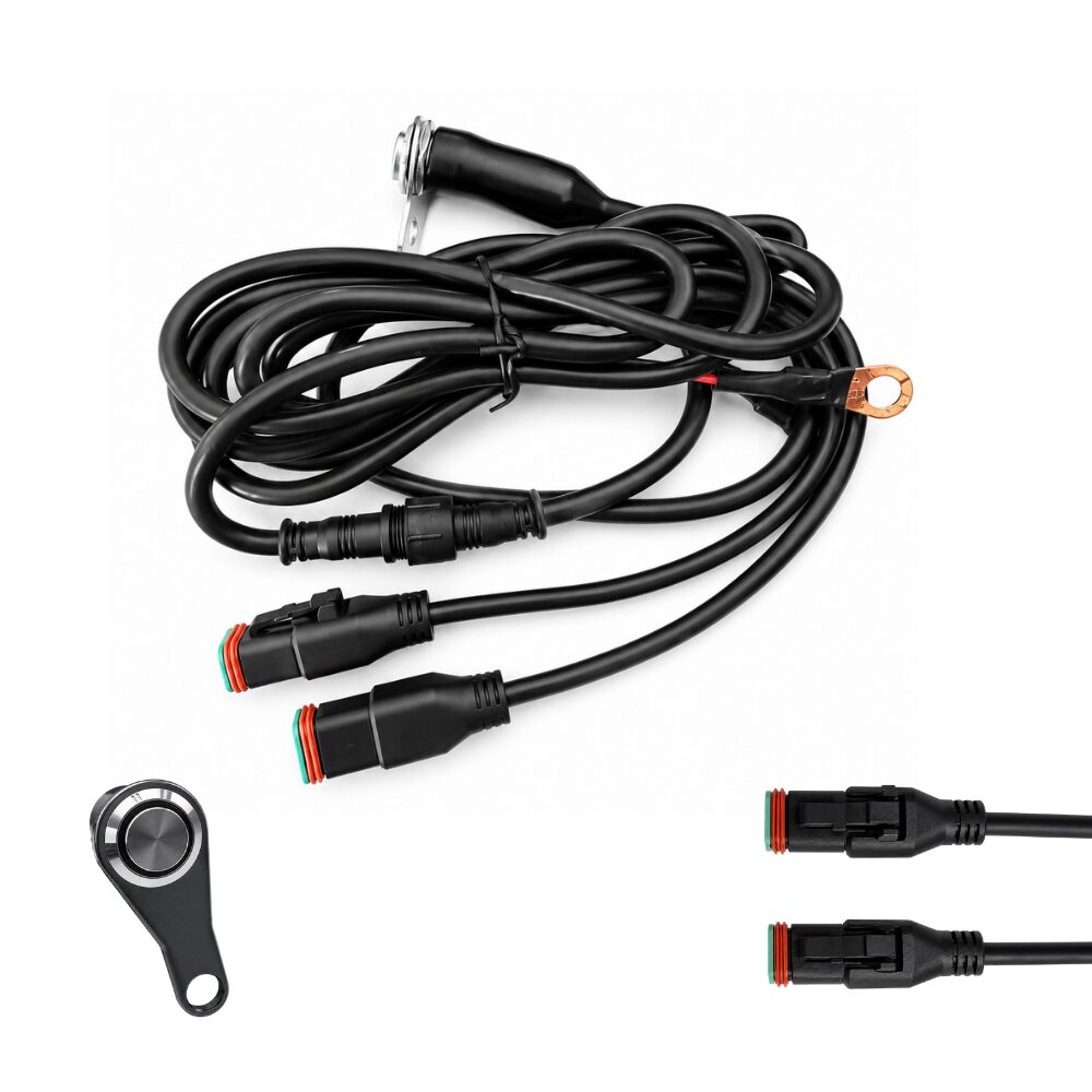 KNMASTER ED100 Sis Farı Kablo Tesisatı ve Aç/Kapat Düğmesi | Plug & Play Bağlantı