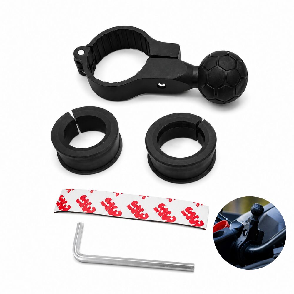 KNMASTER KNMASTER Motosiklet Gidon Bağlantılı Top Kafalı Telefon Tutucu ve Aksesuar Montaj Aparatı KNMASTER KNMASTER Motosiklet Gidon Bağlantılı Top Kafalı Telefon Tutucu ve Aksesuar Montaj Aparatı