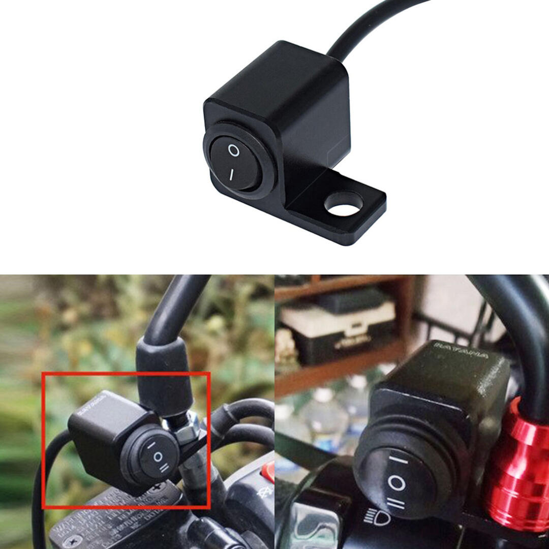 KNMASTER Knmaster Ayna Bağlantılı Motosiklet Aç Kapa Düğmesi
