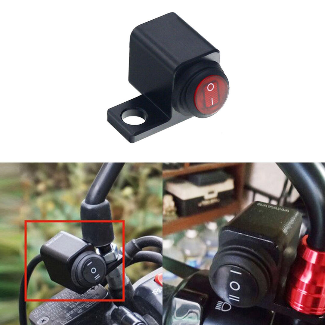 KNMASTER Knmaster Ayna Bağlantılı Körüklü Motosiklet Aç Kapa Düğmesi