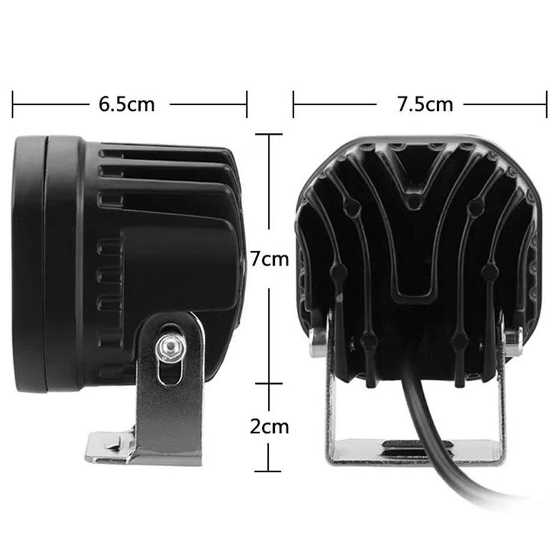 KNMASTER Knmaster Oldie 40W Motosiklet / Off Road Led Sis Farı