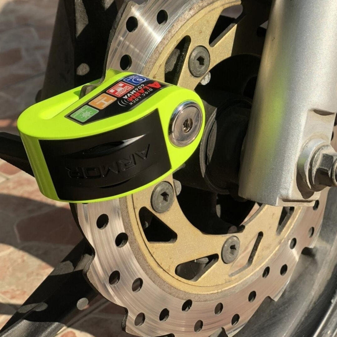 Armor 606 MVA 6MM Paslanmaz Çelik Alarmlı Disk Kilidi