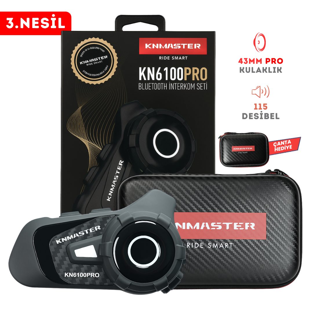Knmaster 6’lı KN6100 PRO İnterkom Paketi