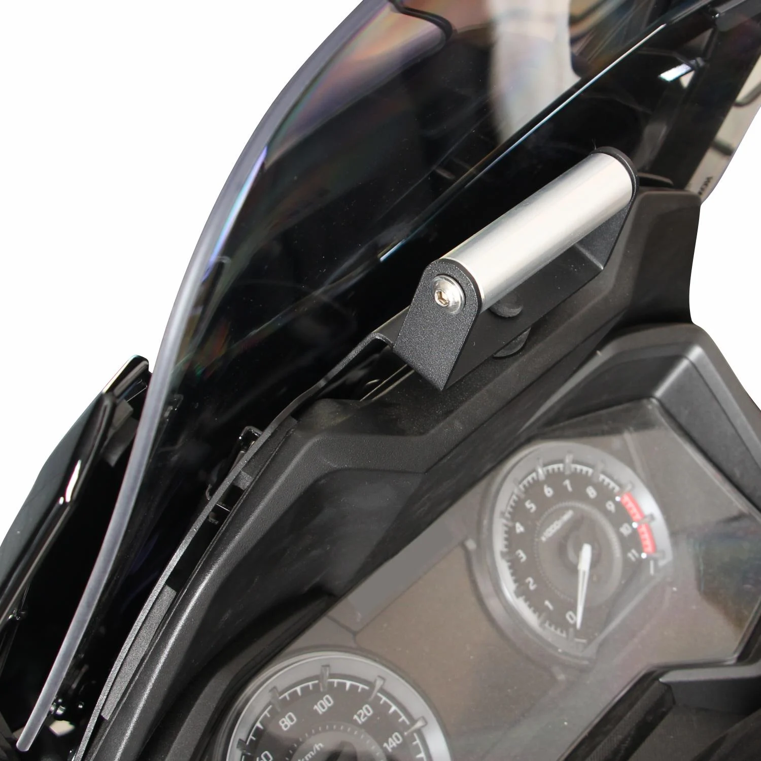 GP Kompozit Honda Forza 250 2021-2024 Uyumlu Telefon / Navigasyon Tutucu Siyah