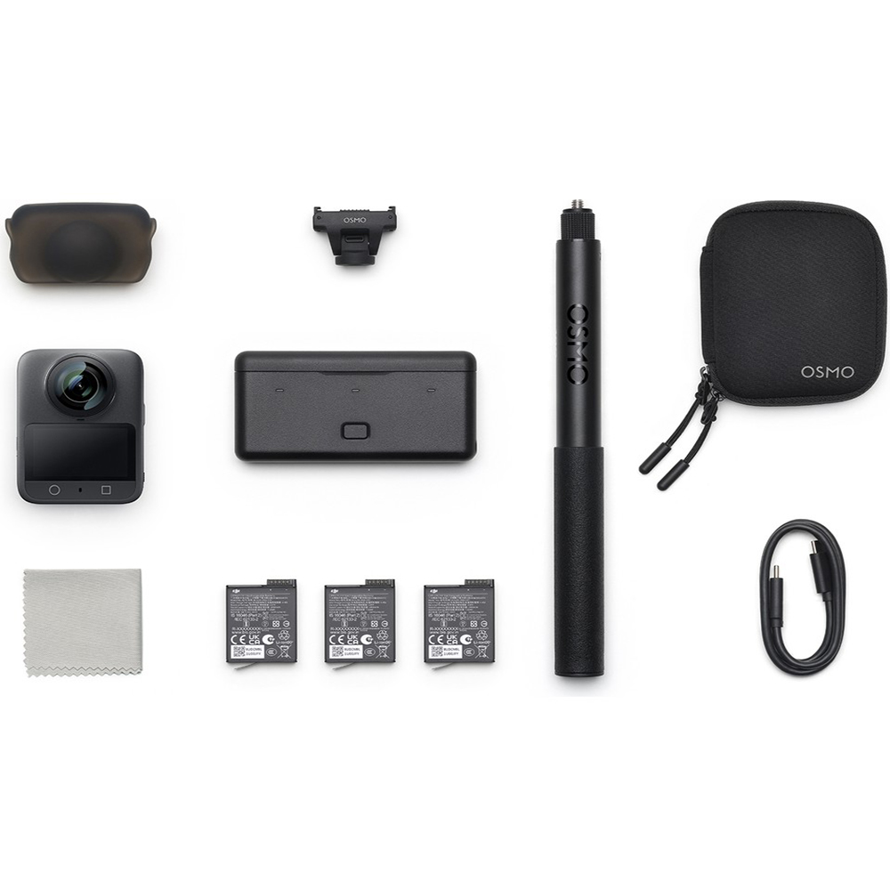 DJI Osmo 360 Adventure Combo Aksiyon Kamera (Kamera + Tripod)