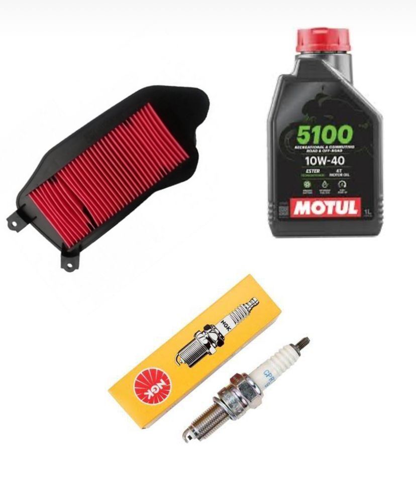 MOTO GUSTO Rmg Moto Gusto Santa 125 Bakım Seti Hava Filtresi - Ngk Buji - Motul 5100 10w40 Yağ MOTO GUSTO Rmg Moto Gusto Santa 125 Bakım Seti Hava Filtresi - Ngk Buji - Motul 5100 10w40 Yağ
