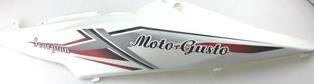 MOTO GUSTO Rmg Moto Gusto Scorpion Sele Altı Yan Kapak Sol Beyaz MOTO GUSTO Rmg Moto Gusto Scorpion Sele Altı Yan Kapak Sol Beyaz