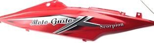 MOTO GUSTO Rmg Moto Gusto Scorpion Sele Altı Yan Kapak sağ Kırmızı MOTO GUSTO Rmg Moto Gusto Scorpion Sele Altı Yan Kapak sağ Kırmızı
