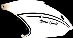 MOTO GUSTO Rmg Moto Gusto Montana E Bike Sele Yan Kapak Sol Beyaz MOTO GUSTO Rmg Moto Gusto Montana E Bike Sele Yan Kapak Sol Beyaz