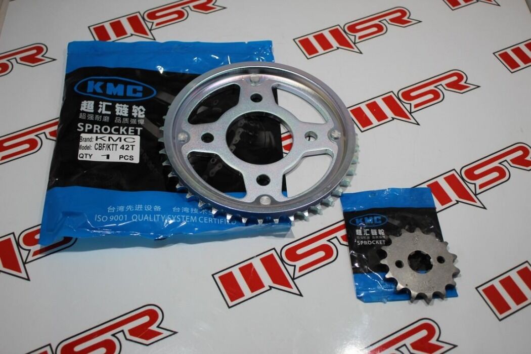 HONDA Honda Cbf 150 Ön-arka Dişli Kmc 42t/15t HONDA Honda Cbf 150 Ön-arka Dişli Kmc 42t/15t