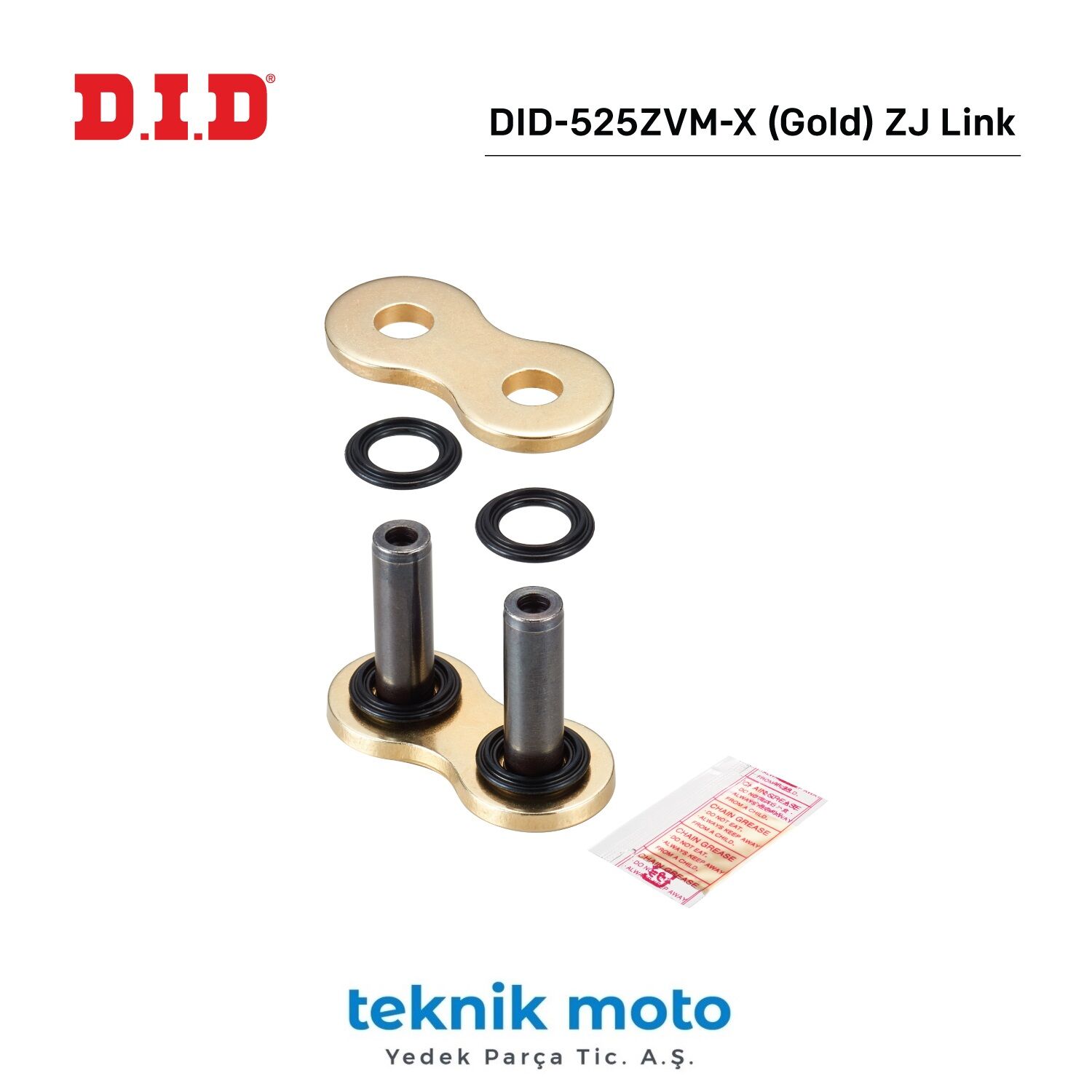 Honda CRF L Africa Twin / DCT L1 DID-525ZVM-X (GOLD) Z J BİRLEŞTİRİCİ BAKLA