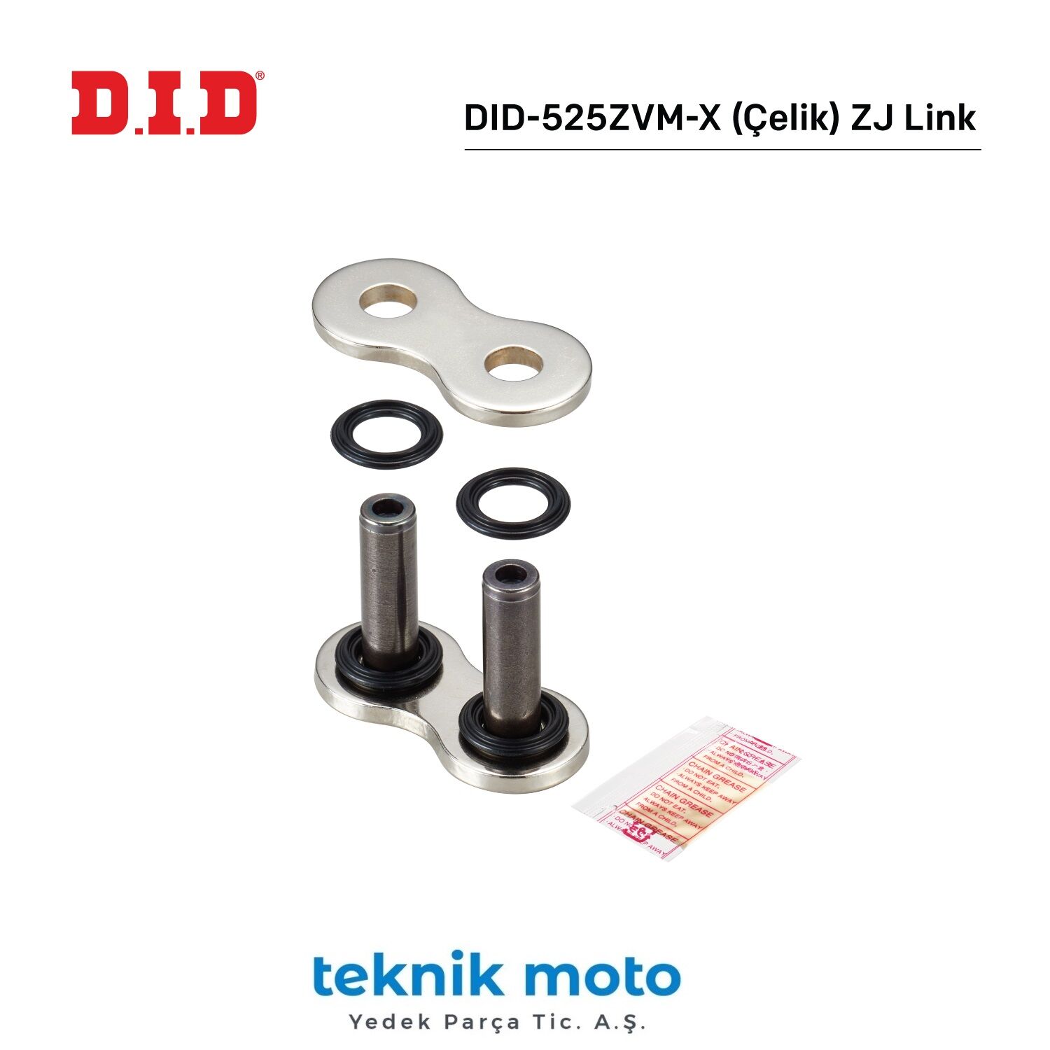 Honda CRF L Africa Twin / DCT L1 DID-525ZVM-X (ÇELİK) Z J BİRLEŞTİRİCİ BAKLA