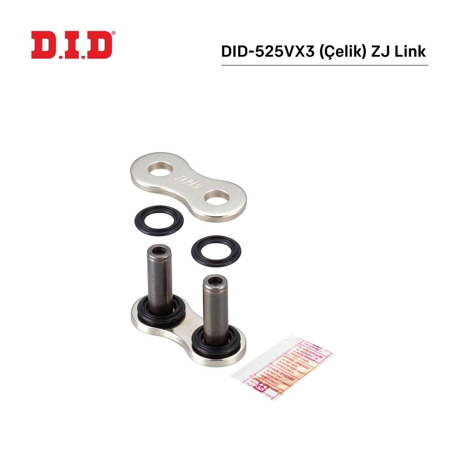 Honda CRF L Africa Twin / DCT L1 DID-525VX3 (ÇELİK) Z J BİRLEŞTİRİCİ BAKLA