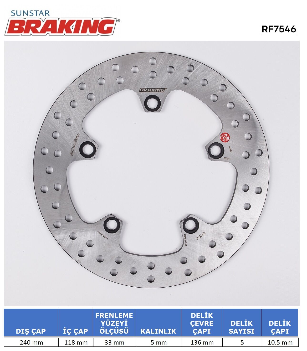 HONDA Honda NC 700 X HONDA NC 700-750 / BMW G 310 R / GS YUVARLAK ARKA FREN DİSKİ HONDA Honda NC 700 X HONDA NC 700-750 / BMW G 310 R / GS YUVARLAK ARKA FREN DİSKİ