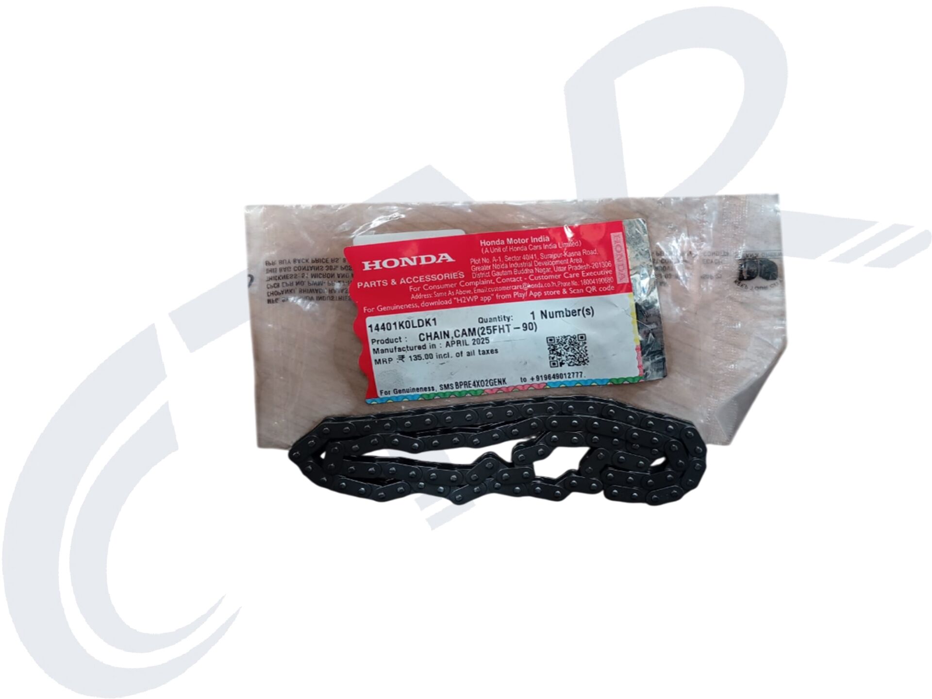 HONDA HONDA ACTİVA 125 NEW DELUX EKSANTİRK ZİNCİRİ ORJ HONDA HONDA ACTİVA 125 NEW DELUX EKSANTİRK ZİNCİRİ ORJ