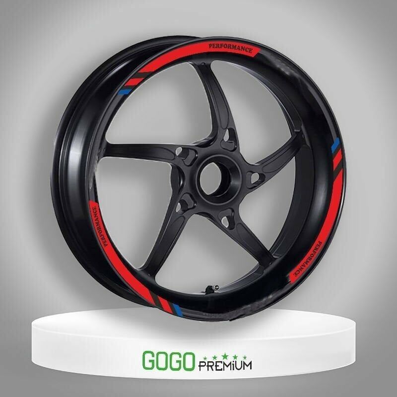 HONDA M POWER KIRMIZI HONDA PCX UYUMLU 1 SET JANT ŞERİDİ HONDA M POWER KIRMIZI HONDA PCX UYUMLU 1 SET JANT ŞERİDİ