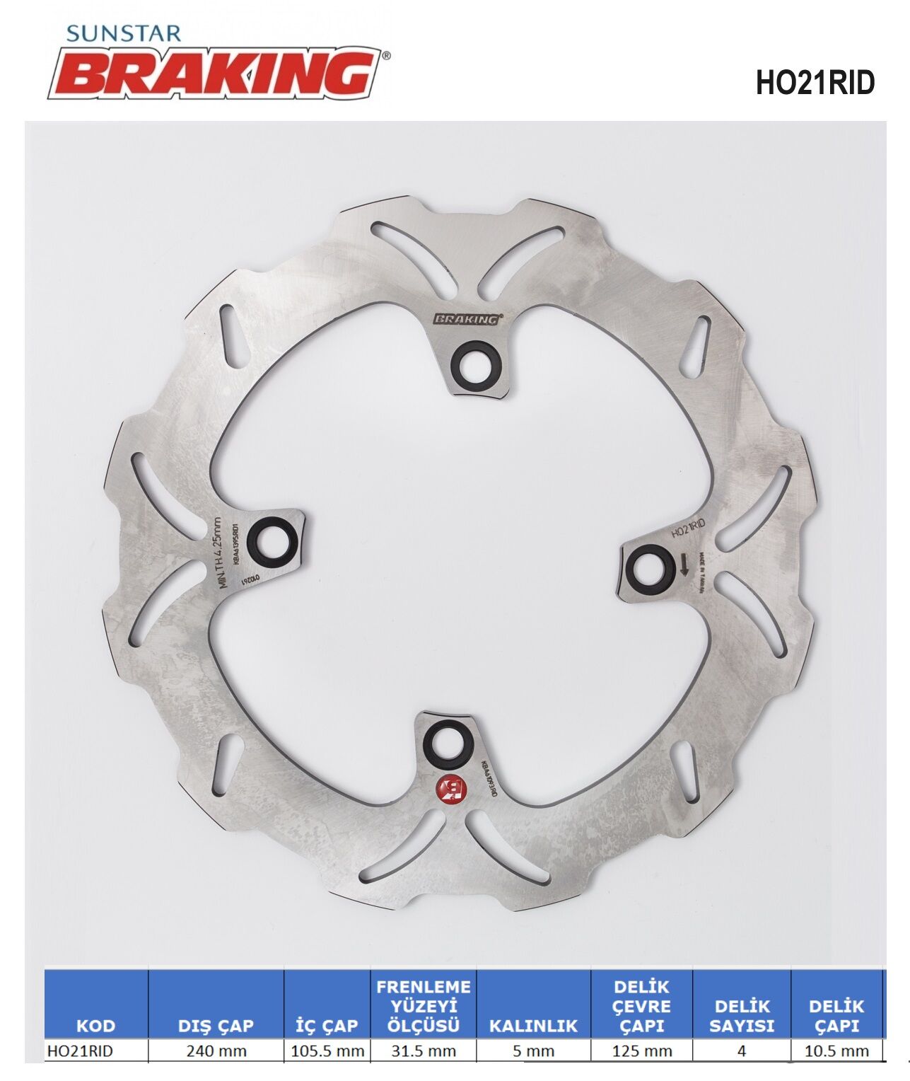 HONDA Honda Silver Wing ABS DALGALI FREN DİSKİ HONDA Honda Silver Wing ABS DALGALI FREN DİSKİ