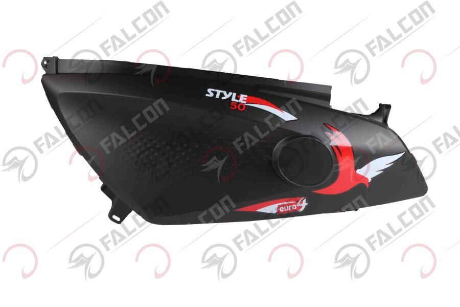 Falcon Style 50 Arka Karenaj Sol Siyah