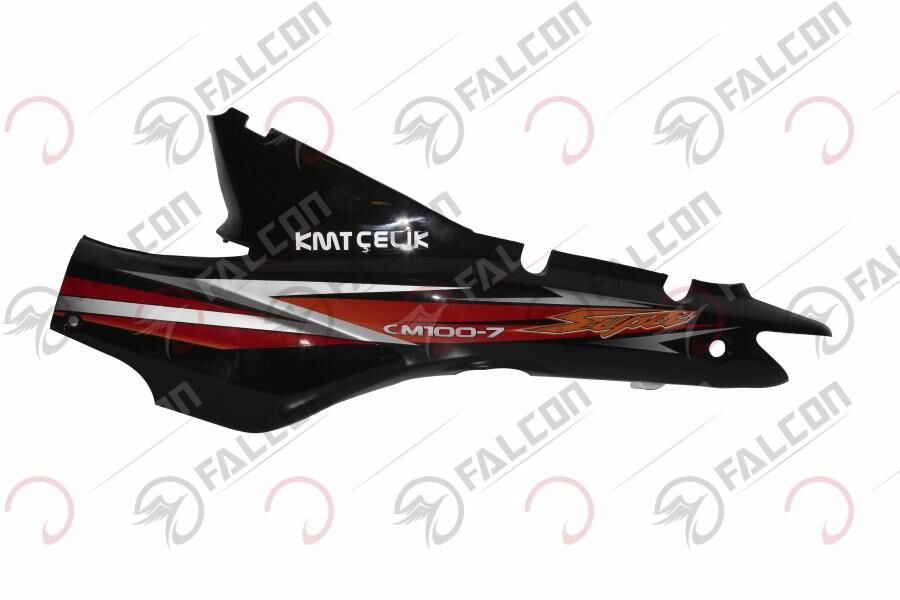 FALCON Falcon Kmt Çelik 100 Arka Karenaj Sol Siyah