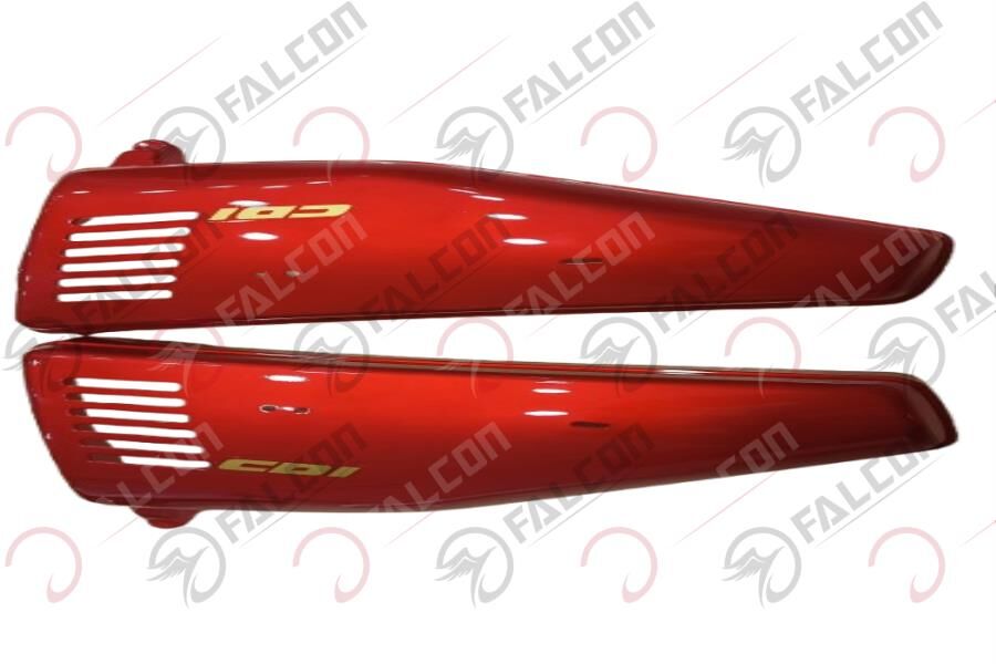 FALCON Falcon Süper 100-5 Yeni Yan Kapak Sağ Sol Kırmızı Takım