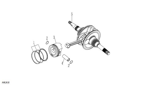 YUKİ YUKİ HAMMER 125 PİSTON