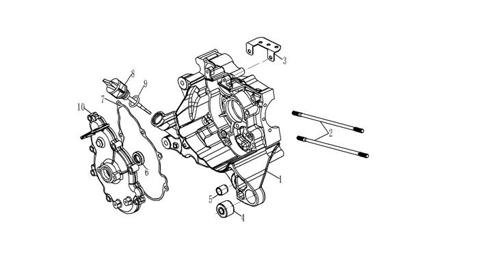 YUKİ YUKİ HAMMER 125 MARŞ MOTORU KAPAK CONTASI