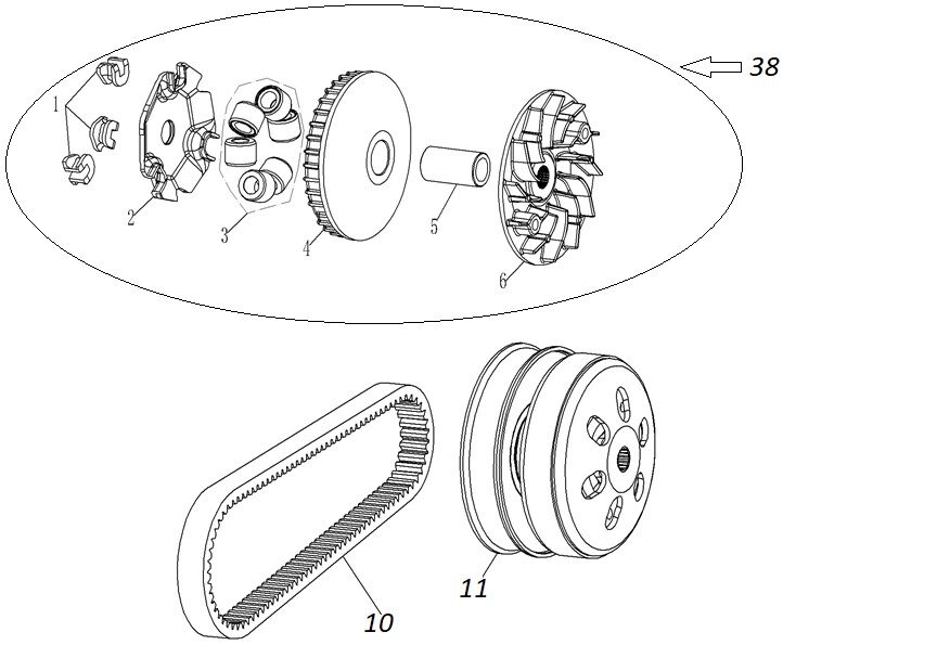 YUKİ YUKİ HAMMER 125 TRİGER KAYIŞI 721.18.5