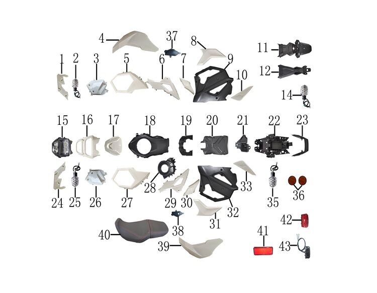 YUKİ YUKİ HAMMER 125 ARKA ÇAMURLUK