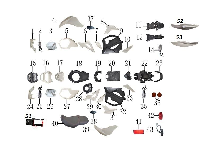 YUKİ YUKİ HAMMER 50 ARKA ÇAMURLUK ÖN PLS