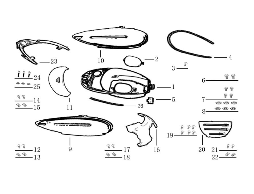SELE ALTI SAĞ GRENAJ GRİ (BELLİNİ 50)