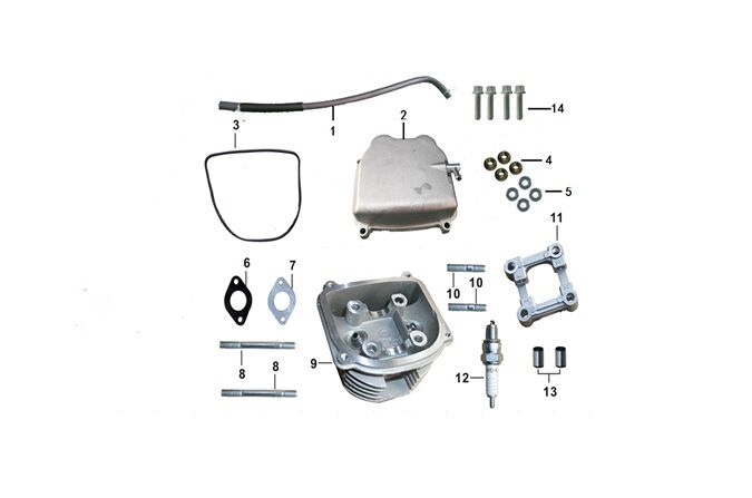 SİLİNDİR ÜST KAPAK ( RİSOTTO 125 )