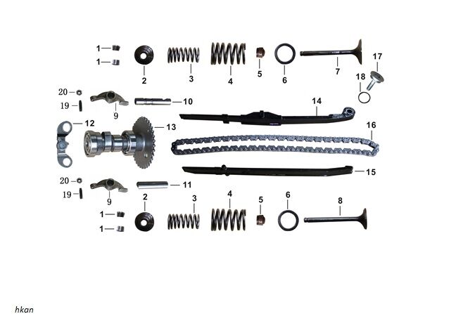 EKSANTRİK ZİNCİRİ ( RİSOTTO 125 )