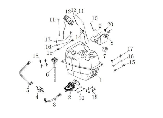 YUKİ YUKİ DEFENDER 125 YAKIT POMPASI