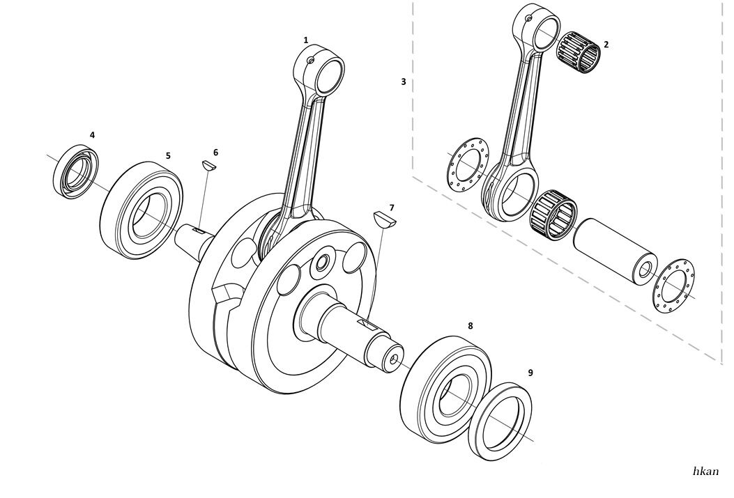 YUKİ YUKİ GASGAS KRANK SET