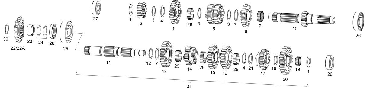 YUKİ YUKİ GASGAS VİTES DİŞLİSİ 3x4