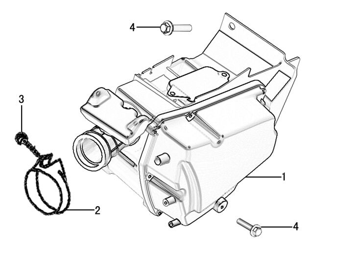YUKİ YUKİ YK250GY-7 HAVA FİLTRESİ KOMPLE