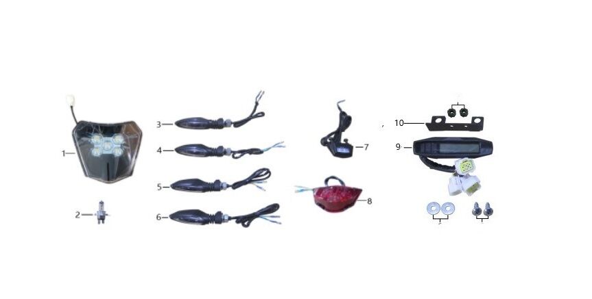 YUKİ DIRTY PAWS 250 2T KM SAATİ BRAKETİ