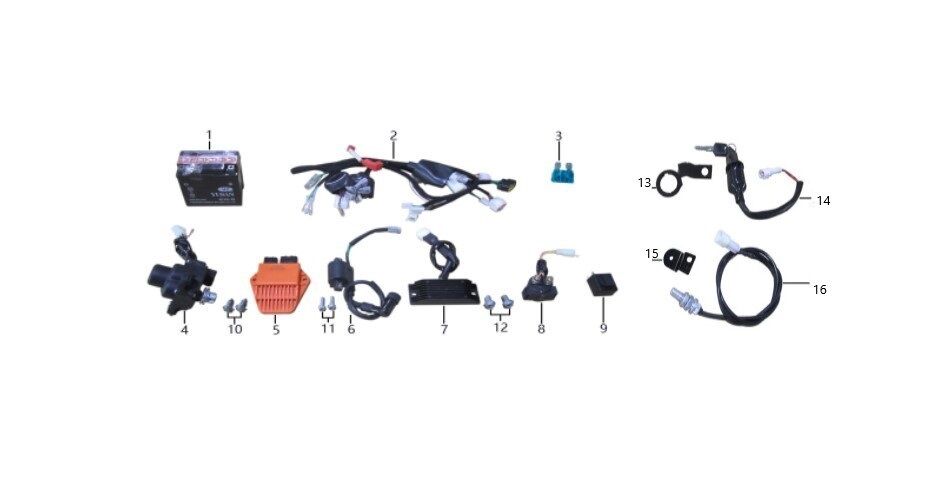 YUKİ DIRTY PAWS 250 2T CDI BEYİN